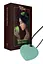Вібратор для клітора FairyGasm PleasureStone 5.5 см зелений - мініатюра 9