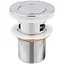 Донний клапан для раковини Lidz (CRM)-47 00 004 00 з переливом, Хром - мініатюра 1