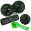 Набір для масажу та йоги PowerPlay PP_4091 EPP (2 м'ячики + валик масажер 15*5,3 см.) Green + гумка 5.5 кг (PP_4091_Green) - мініатюра 1
