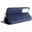 Кожаный чехол-книга GETMAN Cubic (PU) для Samsung Galaxy M35 5G Синий - миниатюра 6