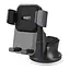 Тримач телефону автомобільний Brevia DashFix СrystalHold із присоскою, для 4.7-6.8', ширина до 90мм, чорний(48750) - мініатюра 1