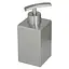 Дозатор для рідкого мила, окремостоячий, нержавіюча сталь, сатин Rj First RJAC020-02SS, Нержавіюча сталь - мініатюра 1