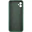 Чохол Lakshmi Silicone Cover Full Camera AA with logo для Samsung Galaxy A05 Зелений/Dark green - мініатюра 2