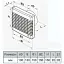 Вентилятор вытяжной бытовой Vents 100 МА с жалюзями белого цвета - миниатюра 7