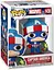 Фігурка Funko Pop Марвел Капітан Америка Marvel Holiday Captain America 10 см MH CA 1438 - мініатюра 3
