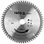 Диск пильный победитовый по дереву Yato 160x20x2.2x1.5мм 60 зубцов (YT-60581) - миниатюра 1