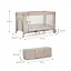 Ліжко-манеж Kinderkraft Joy 2 Beige (KLJOY02BEG00000) - мініатюра 6