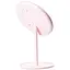 Косметичне дзеркало Happy Life з LED-підсвіткою та збільшенням, рожевий (HP072TD020P) - мініатюра 3