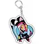 Брелок акриловий Пекельний Бос Бліц Helluva Boss Blitzo 5 см - мініатюра 1