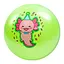 Мяч детский "Аксолотль" Bambi MS 3736(Green) 9 дюймов, 60 грамм - миниатюра 1