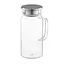 Кувшин с крышкой Ardesto 1200 мл боросиликатное стекло нержавеющая сталь прозрачный (AR2612BPG) - миниатюра 2