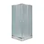 Душевая кабина Lidz Wawel SC90x90.SAT.LOW.FR, стекло Frost 4 мм + душевой поддон Lidz Kapielka ST90x90x14, универсальная, матовая - миниатюра 1