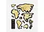 Скретч карта мира 1DEA.me Travel Map Magnetic World (13060) - миниатюра 3