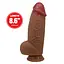 Фаллоимитатор Pretty Love Achille 22 см коричневый - миниатюра 3