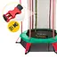 Батут детский для дома 4FIZJO Kids 140 см Green/Red (P-5907739319456) - миниатюра 3