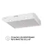 Вытяжка плоская PERFELLI PL 6002 W LED - миниатюра 3