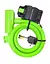 Велосипедний замок West Biking YP0705101 12 x 1150 мм тросовий під ключ салатовий (G0001857) - мініатюра 1
