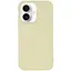 Чохол Epik Silicone Case Full Protective AA NO LOGO для Apple iPhone 16, 6.1 Жовтий/Mellow Yellow - мініатюра 1
