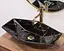 Умивальник Rea Vegas black marble shiny накладний чорний REA-U5603, Чорний - мініатюра 2