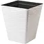 Горщик для квітів Form-Plastic Sahara квадро-35 30.4 л білий (3930-011) - мініатюра 1