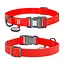 Ошейник для собак водостойкий Waudog Waterproof с QR-паспортом пластиковая пряжка-фастекс Ш 20 мм Д 28-40 см красный - миниатюра 1