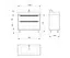 Тумба підлогова Sanwerk Грета 100 Білий з умивальником Сава (MV0000909) Білий - мініатюра 3