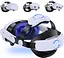 Пов'язка на голову Elegamefy Comfort для Meta Quest 3/Quest 3s, подвійні ручки, пов'язані Elite Strap, підтримка, VR-аксесуар - мініатюра 1