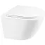 Унитаз подвесной Mixxus Premium Ellipse-0301-R 495x365x365 мм, система смыва Rimless MP6460, Белый - миниатюра 1
