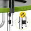 Батут с наружной сеткой 4FIZJO Classic 12FT 374 см Black/Green (P-5907739312914) - миниатюра 2