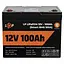 Аккумулятор LogicPower LiFePO4 12V (12,8V) - 100 Ah (1280Wh) (Smart BMS 100А) - миниатюра 1