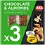 Батончик AXA с миндалем, шоколадом, злаками и медом 90 г (3 шт. х 30 г) - миниатюра 1