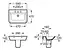 Умивальник Roca Gap A327475000, Білий - мініатюра 3
