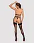 Портупея на грудь Obsessive A740 harness black, искусственная кожа - миниатюра 4