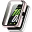Чехол-накладка DK Пластик Soft-Touch Glass Full Cover Samsung Galaxy Fit3 (R390) (purple pink) - миниатюра 3