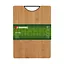 Дошка для нарізання Bergner Natural 35х25 см бамбук (BG-4941-MM) 35 см - мініатюра 4