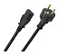 Кабель питания OEHLBACH Powercord C13 CEE7/7 Black 5m - миниатюра 1