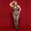 Сітчастий бодістокінг-халтер JSY Сітки Арії Plus Size, Black - мініатюра 1