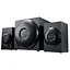 Колонки 2.1 Microlab M-110 черный, сателлиты 2 x 2.5 Вт, сабвуфер 5 Вт, разъем для наушников, питание от сети 220V, управление - миниатюра 1