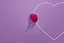Вібратор FairyGasm HeartGem 10 см фіолетовий - мініатюра 9