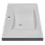 Раковина матова врізна Amidicon Liza 80 802x480 з литого каменю LIZA_80_MAT, Білий матовий - мініатюра 3