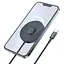 Бездротовий ЗП Magsafe HOCO CW41 Delight 3-in-1 magnetic wireless fast charger 15W чорний - мініатюра 1