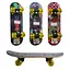 Скейт GSK-0020, дерев’яний, 43x13x8.5 см, PU колеса (В асортименті) - мініатюра 2