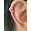 Срібна сережка-кафф на хелікс Umax. 70125U - мініатюра 2