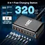 Зарядная станция ILEPO 320W многопортовая на 4 USB + 4 Type-C / сетевое мультизарядное устройство Black (19026) - миниатюра 6