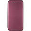Кожаный чехол-книжка Classy для Xiaomi Redmi 8 Бордовый - миниатюра 1