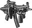 Приклад FAB Defense M4 для MP5 сложен - миниатюра 2