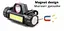 Фонарь налобный аккумуляторный с магнитом High Power HeadLamp - миниатюра 5