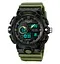 Годинник чоловічий наручний спортивний Skmei 2225 з комбінованим циферблатом (Зелений) - мініатюра 2