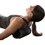 Массажный ролик для йоги и фитнеса York Fitness EVA 33,6 х 14,4см черный - миниатюра 2