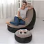 Крісло надувне Intex AirSofa велюрове з пуфиком для дому та саду - мініатюра 8